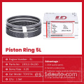 Auto Parts Toyota Engine 5L Piston Ring 13011-54130